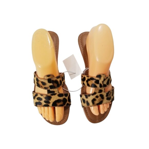 J.CREW Shoes - J CREW Women's  calf hair slide sandals size 9 M